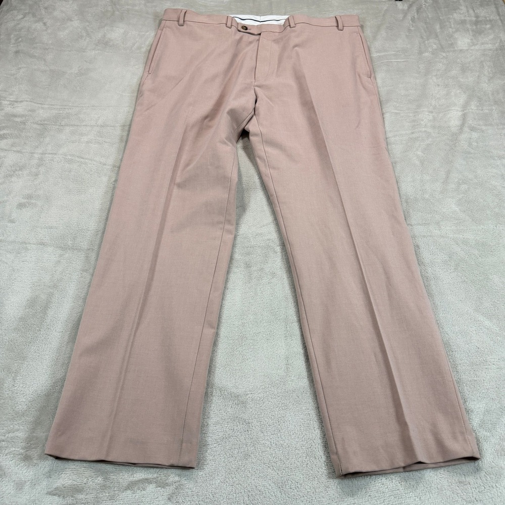 Lauren Ralph Lauren Mens 40x32 Dusty Rose Pink Flat Front Dress Pants Preppy EUC